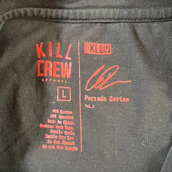 Kill Crew Mens Inner Demons T-Shirt Black Size‎ Large Mental Health - Picture 4 of 4